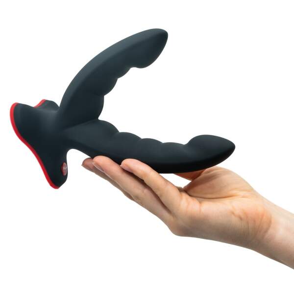 Fun Factory - Ryde - Dubbele Dildo - Zuignap - Anaal - Vaginaal - Siliconen - Zwart - Afbeelding 4