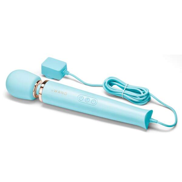Le Wand - Wand Vibrator Plug-in - Clitoris Vibrator - Met Snoer - Blauw - Afbeelding 2