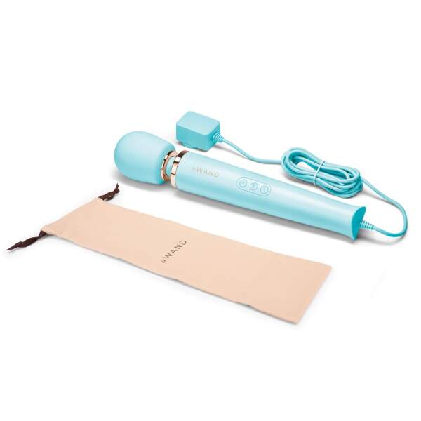Le Wand - Wand Vibrator Plug-in - Clitoris Vibrator - Met Snoer - Blauw - Afbeelding 4