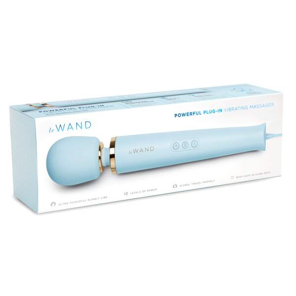 Le Wand - Wand Vibrator Plug-in - Clitoris Vibrator - Met Snoer - Blauw - Afbeelding 5