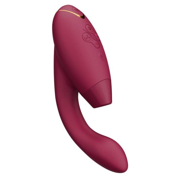 Womanizer - Duo 2 - Clitoris Stimulator - G-Spot Vibrator - Luchtdruk - Vibraties - Rood - Afbeelding 4