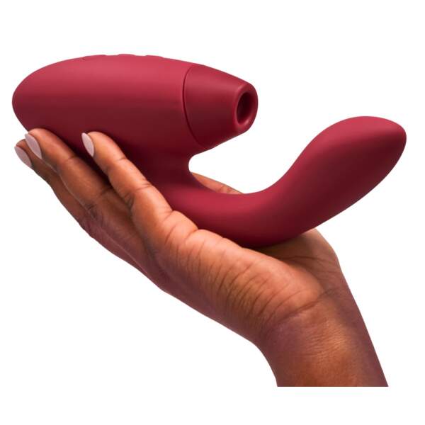 Womanizer - Duo 2 - Clitoris Stimulator - G-Spot Vibrator - Luchtdruk - Vibraties - Rood