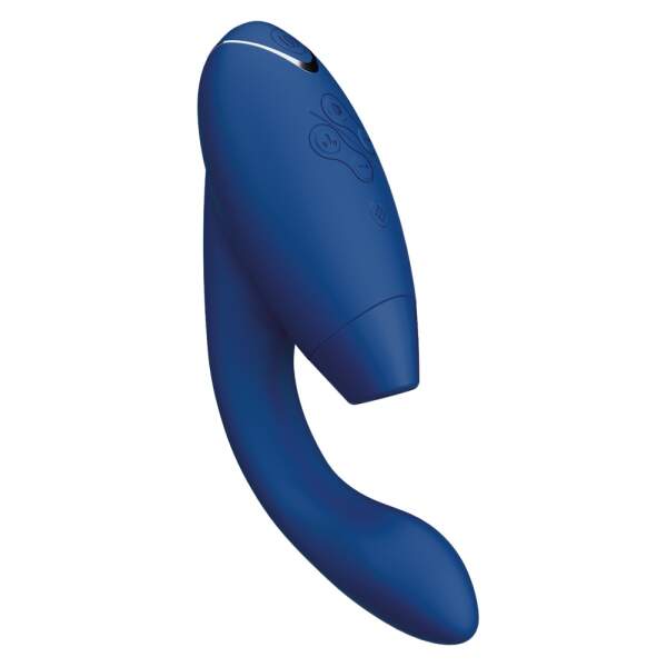 Womanizer - Duo 2 - Clitoris Stimulator - G-Spot Vibrator - Luchtdruk - Vibraties - Blauw - Afbeelding 2