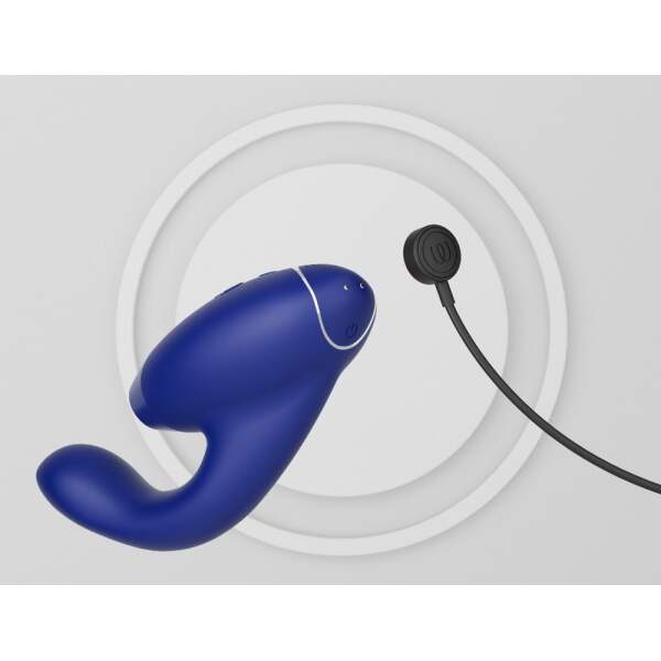 Womanizer - Duo 2 - Clitoris Stimulator - G-Spot Vibrator - Luchtdruk - Vibraties - Blauw - Afbeelding 8