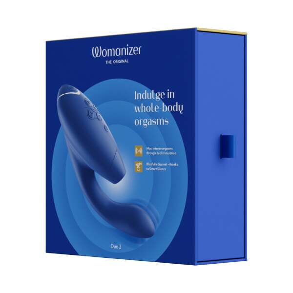 Womanizer - Duo 2 - Clitoris Stimulator - G-Spot Vibrator - Luchtdruk - Vibraties - Blauw - Afbeelding 6