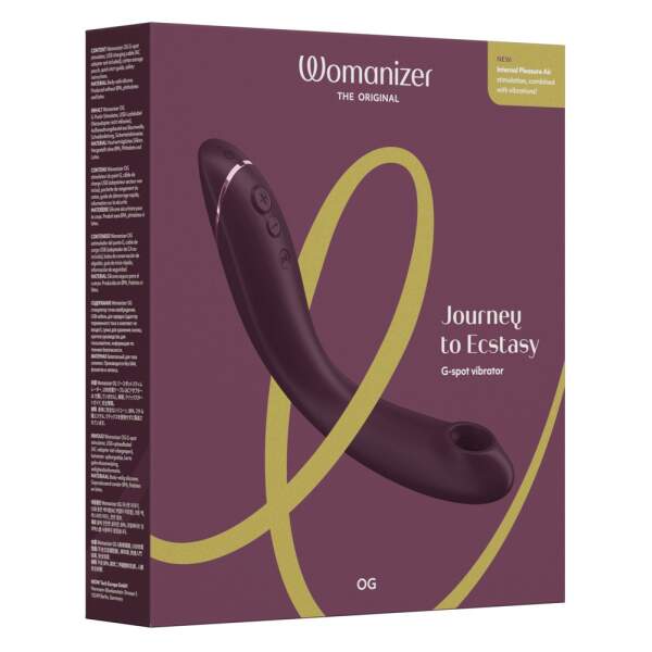 Womanizer - Womanizer OG - G-Spot Vibrator - Clitoris Stimulator - Luchtdruk - Vibraties - Rood - Afbeelding 7