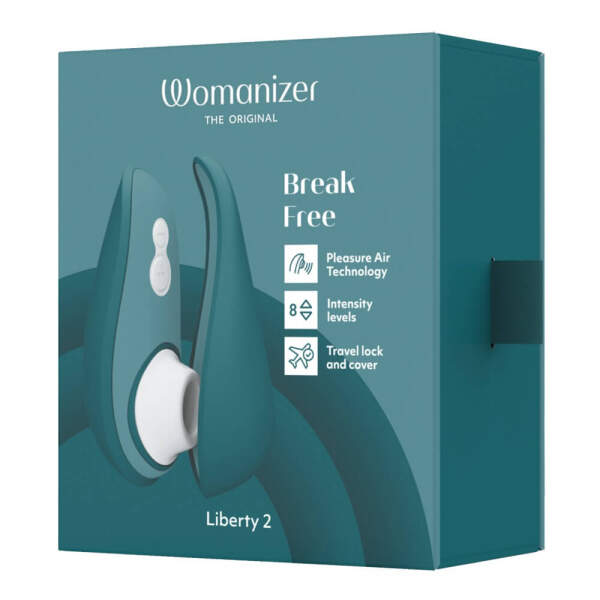 Womanizer - Break Free - Liberty 2 - Clitoris Stimulator - Luchtdruk - Petrol - Afbeelding 8