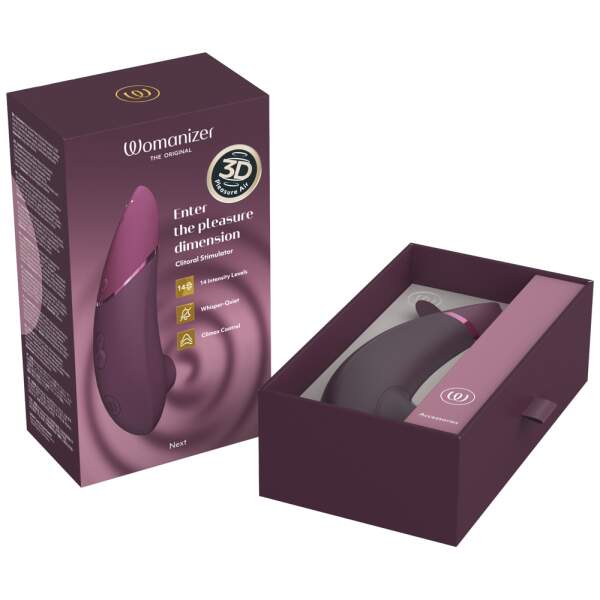 Womanizer - NEXT - 3D Pleasure Air Technology - Luchtdruk - Climax Control - Paars - Afbeelding 4