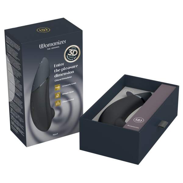 Womanizer - NEXT - 3D Pleasure Air Technology - Luchtdruk - Climax Control - Zwart - Afbeelding 8