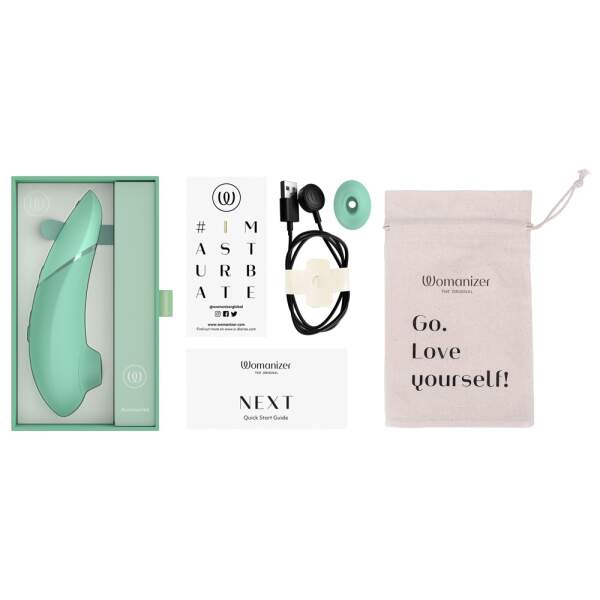 Womanizer - NEXT - 3D Pleasure Air Technology - Luchtdruk - Climax Control - Turquoise - Afbeelding 9