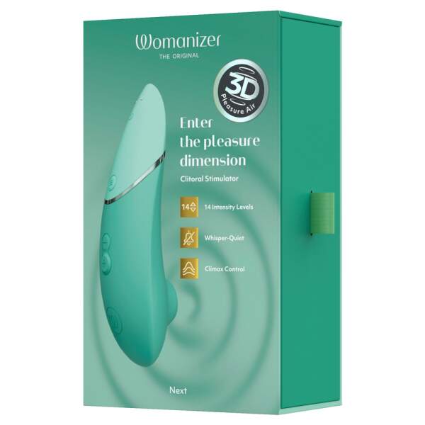Womanizer - NEXT - 3D Pleasure Air Technology - Luchtdruk - Climax Control - Turquoise - Afbeelding 4