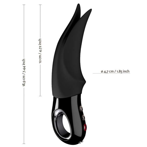 Fun Factory - Volta - Clitoris Vibrator - Siliconen - Zwart - Afbeelding 3