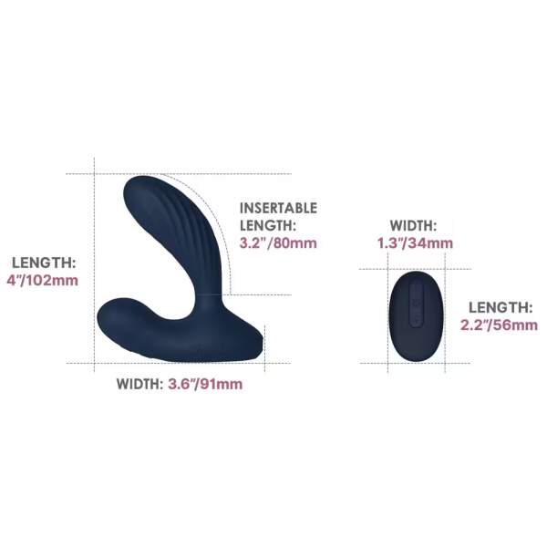 Vick Neo 2 - Verwarmde Prostaat Vibrator met App en Remote Control - Svakom - Afbeelding 6