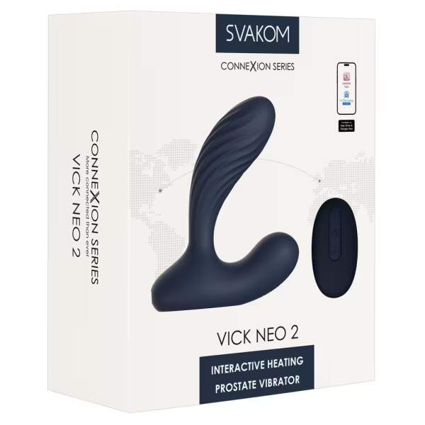 Vick Neo 2 - Verwarmde Prostaat Vibrator met App en Remote Control - Svakom - Afbeelding 8