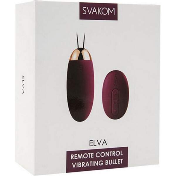 Svakom - Elva - Vibrating Egg - Vibrerende Eitje - Remote - Violet - Afbeelding 4