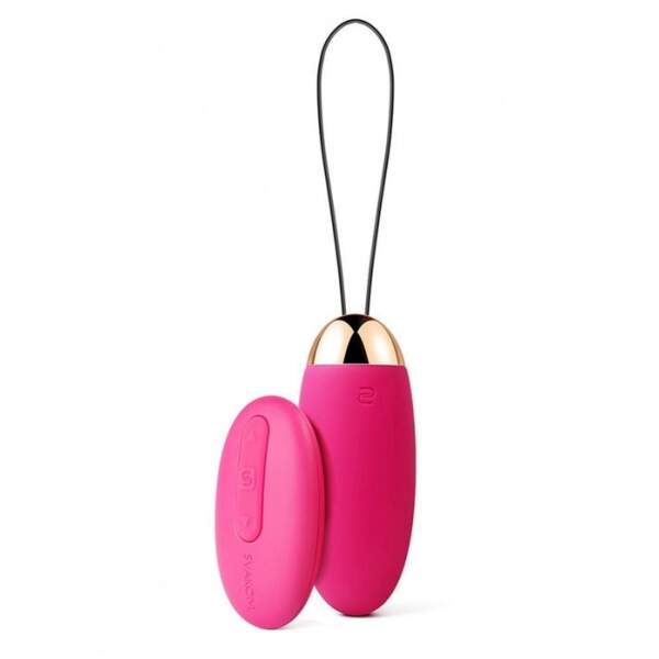 Svakom - Elva - Vibrating Egg - Vibrerende Eitje - Remote - Kersenrood - Afbeelding 5