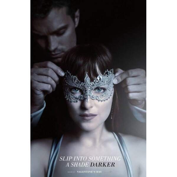 Fifty Shades of Grey - Kanten Masker - Grijs - Afbeelding 2