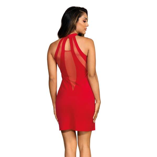 Axami - Jurk Persee - Lycra - Gaas - Rood - Afbeelding 2