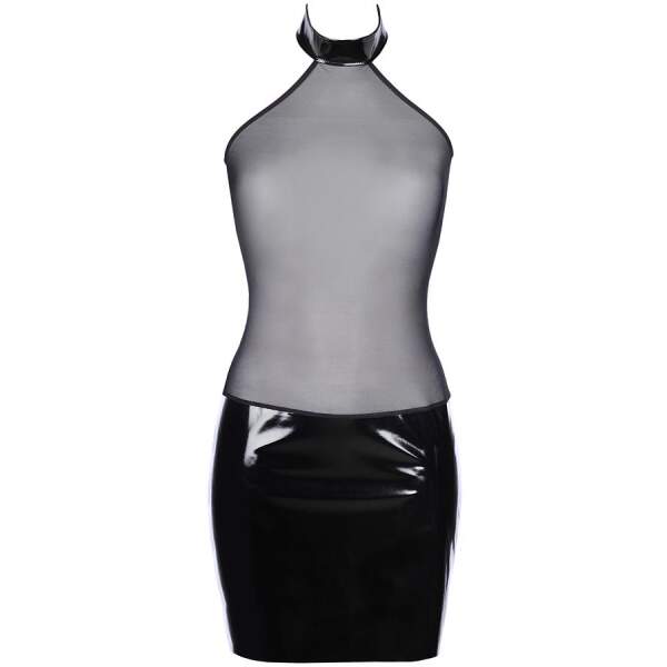 Axami - Jurk Gaia - Lak - Gaas - Zwart - Afbeelding 3