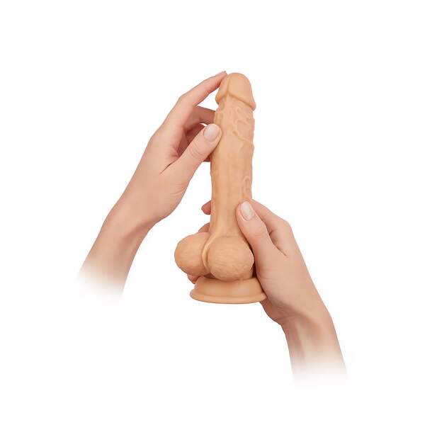 FemmeFun - Vortex - Cyber Dildo - Turbo Baller 2.0 - 360 graden Rotatie - 8 Vibratie Modi - Zuignap - Nude - Afbeelding 5