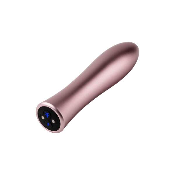 FemmeFun - Bougie Bullet - Super Krachtig - 20 Standen - Aluminium - Rose Gold - Afbeelding 2