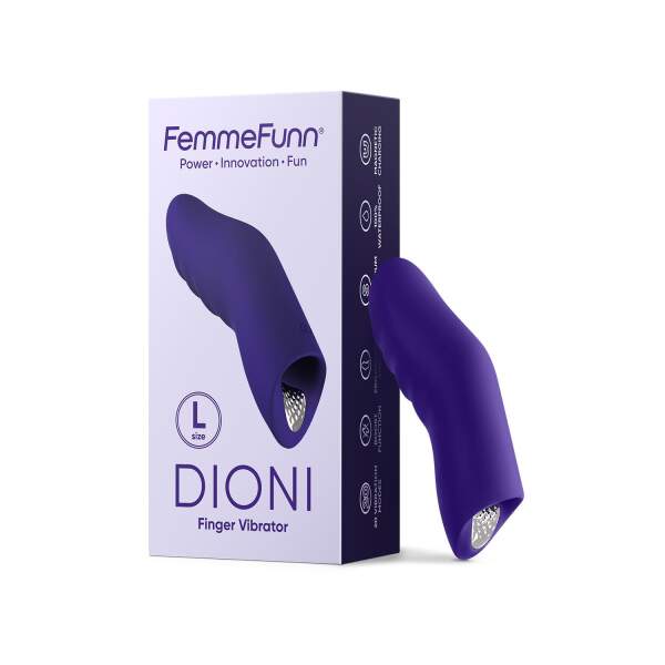 FemmeFun - Dioni Large - Vinger Vibrator - 20 Vibratie Modi - Paars - Afbeelding 5