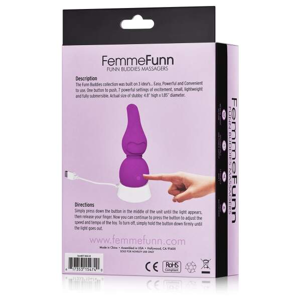 FemmeFun - Stubby - G-Spot Vibrator - Paars - Afbeelding 8