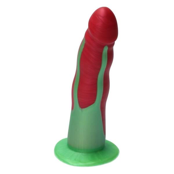 Anteros Dildo Peach Red/Apple Green - Ylva & Dite