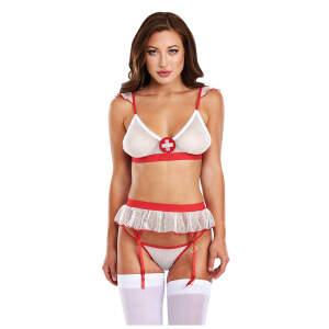 Baci - Nurse - 3-delig setje - Wit