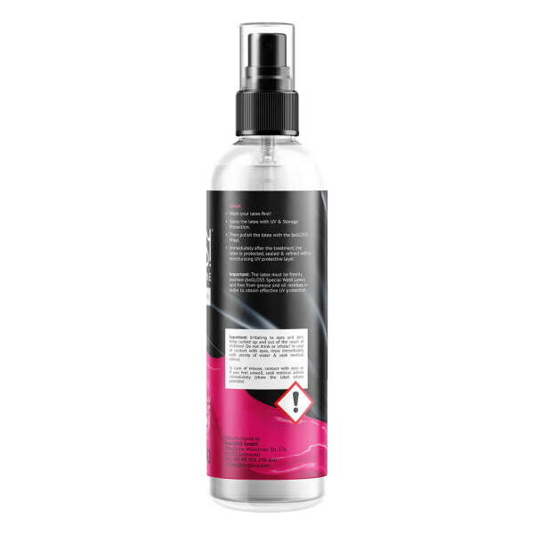 beGLOSS - Perfect Shine UV  & Storage Protection - Glansspray - Latex & Datex - 250 ml - Afbeelding 4