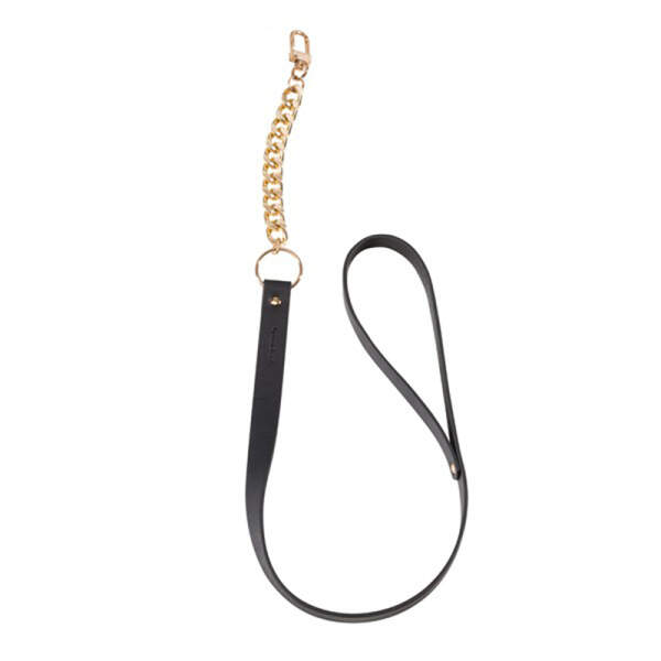 Bijoux Indiscrets - MAZE - Zwarte Choker met Riem - PU-leer - Zwart - Afbeelding 4