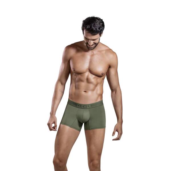 Clever Moda - Britanica Trunks - Boxershort - Zacht Microvezel - Brede Band - Groen - Afbeelding 4
