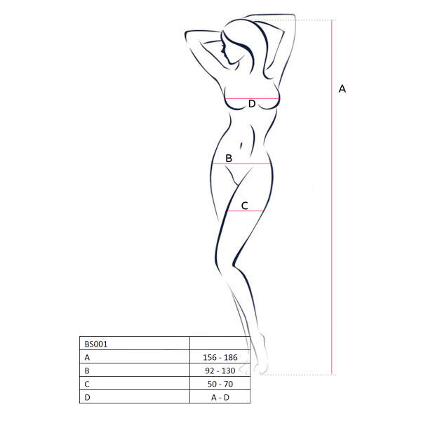 Bodystocking 014 White - Afbeelding 2
