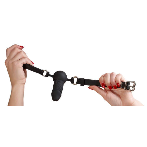 Bad Kitty - Ball Gag - Penis Shape - Siliconen - Afbeelding 2