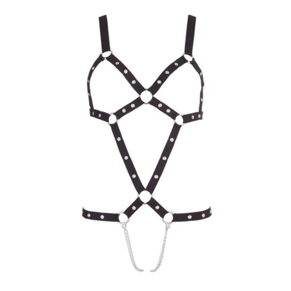 Bad Kitty - Body Harnas - Straps - Zwart - Afbeelding 3