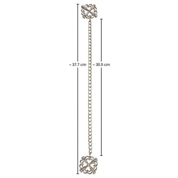 Bad Kitty - Tepelklemmen - Tepeldecoratie - Ketting - Zilver - Afbeelding 5