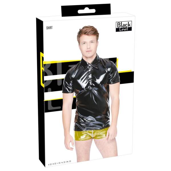 Black Level - Polo Shirt - Lak - Zwart - Afbeelding 5