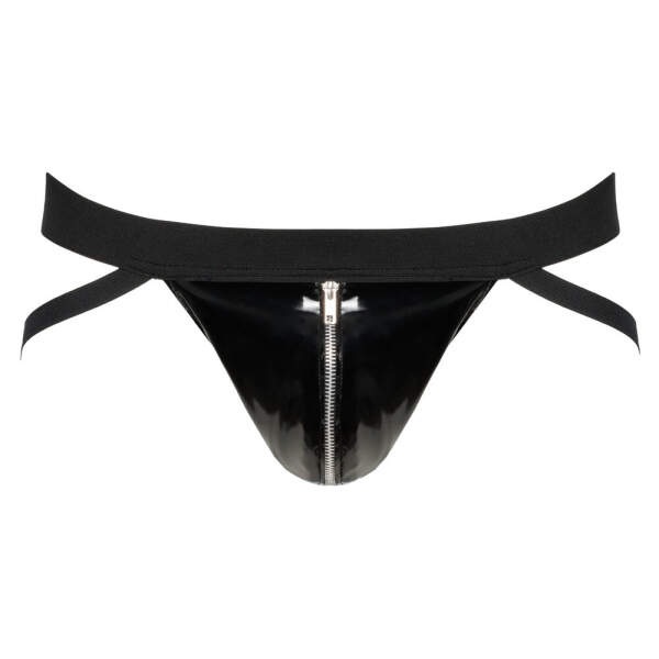 Black level - Jockstrap - Rits - Lak - Zwart - Afbeelding 4