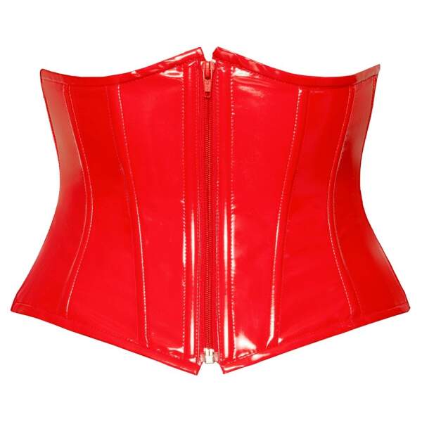 Black Level - Corset - Underbuste - Lak - Rood - Afbeelding 5