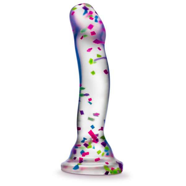 Blush - Glow in the Dark - Dildo - Confetti - Siliconen - Afbeelding 3