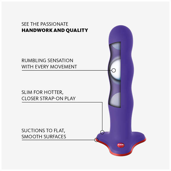 Fun Factory - Bouncer - Zuignap - Anaal - Vaginaal - Siliconen - Rood - Afbeelding 5