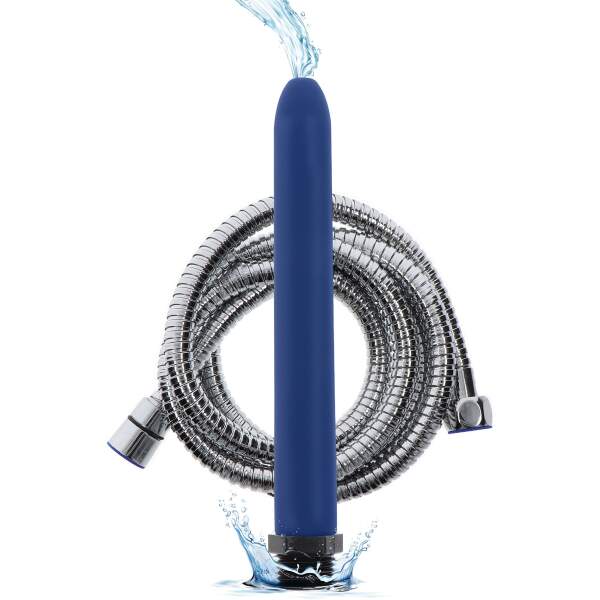 ToyJoy - The Cleaner Set - Anaal Douche Set - Siliconen Kop - Roestvrijstalen slang - Afbeelding 2