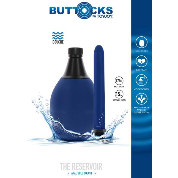 Toyjoy - Anaal Douche - Groot Reservoir - Blauw