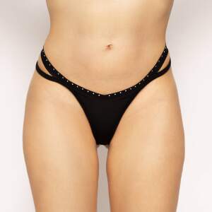 Patrice Catanzaro - Texas String - Strass - Lycra - Zwart