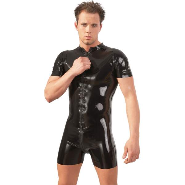 The Latex Collection - Playsuit - Latex - Zwart
