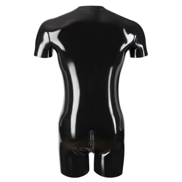 The Latex Collection - Playsuit - Latex - Zwart - Afbeelding 5