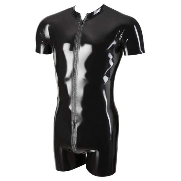 The Latex Collection - Playsuit - Latex - Zwart - Afbeelding 4