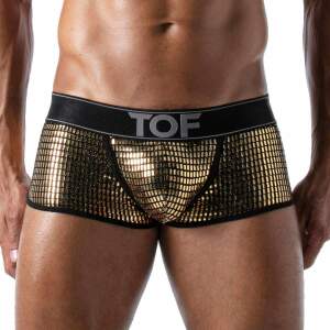 TOF PARIS - Star Short - Pailletten - Zwart - Goud