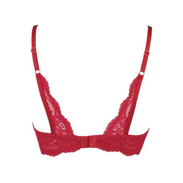 Axami - Love Cave - Halve Cup BH - Kant - Rood - Afbeelding 5