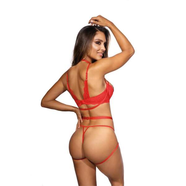 Axami - Body Harnas - Straps - Rood - Afbeelding 2